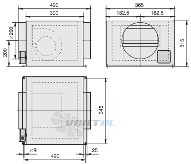 Rosenberg Z 200 E1 - описание, технические характеристики, графики